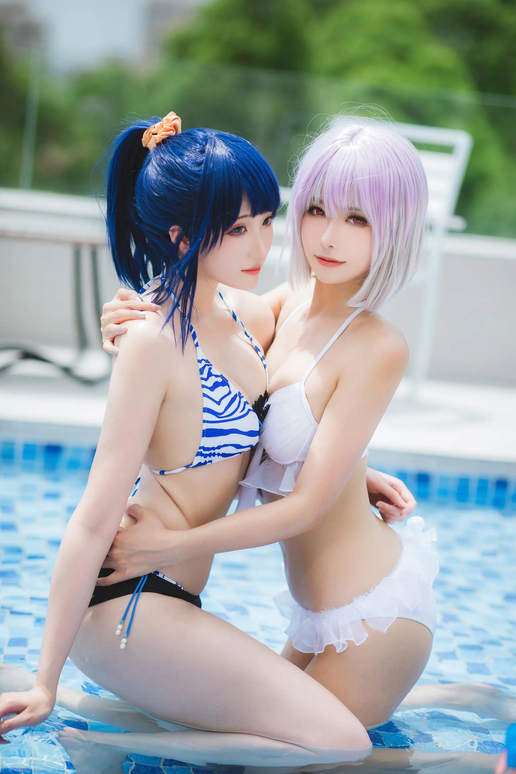 Momoko葵葵 – NO.35 瓜希酱 SSSS.GRIDMAN 宝多六花新条茜 泳装 [55P]插图2